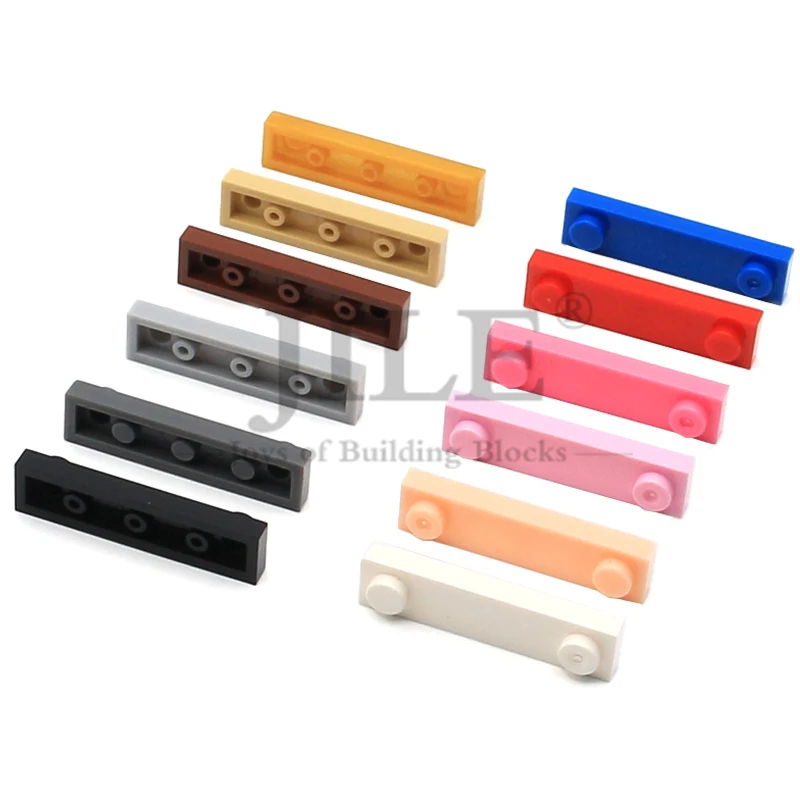 20 pièces MOC 92593 plaque modifiée 1x4 avec 2 goujons blocs de construction éducatifs compatibles 41740 briques de planche particules Puzzle jouet