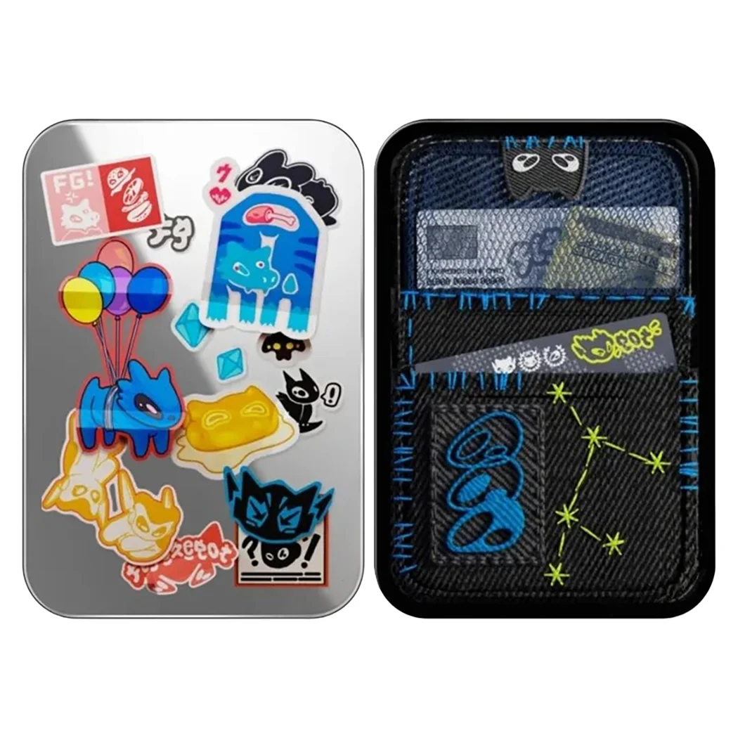 6032669 Magnetic Phone Folding Stand for IPhone Holder Mount Support for Galaxy S Card Holder