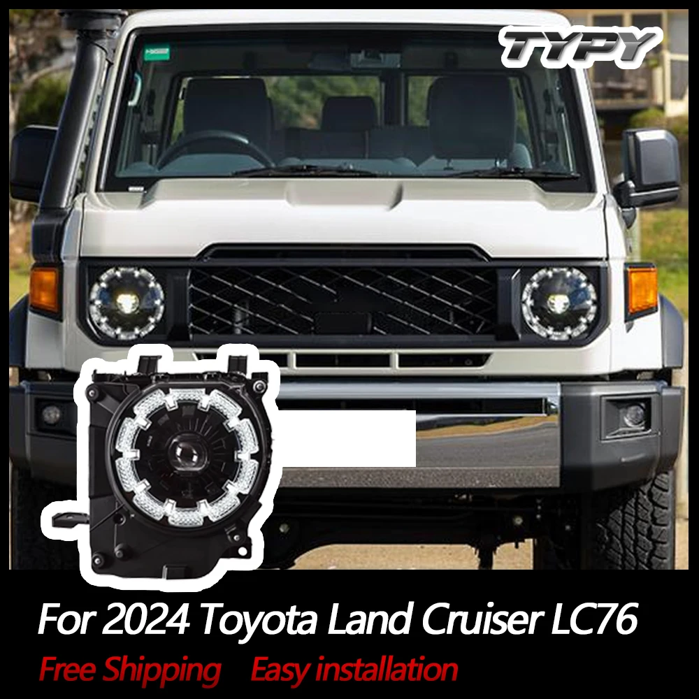 

Новая лампа для Toyota Land Cruiser LC76 2024, дневные ходовые огни с указателями поворота