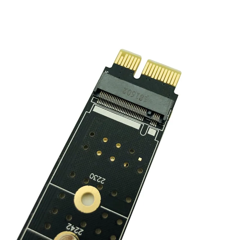 Riser PCIE zu m2 Adapter NVME SSD m2 zu PCI Express X1 Adapter PCIE Riser M Key Anschluss unterstützt 2230 2242 2260 2280 SSD Disk
