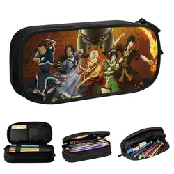 Avatar The Last Airbender Pencil Case Classic Pen Box Bags Student Big Capacity School Supplies Cosmetic Pencil Pouch