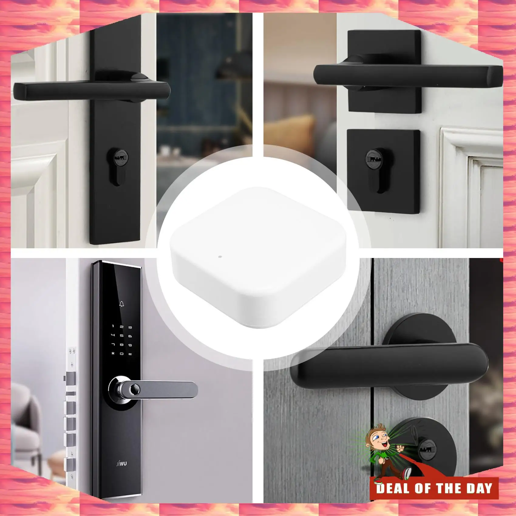 

24-часовая доставка, Bluetooth, Wi-Fi, шлюз, пароль по отпечатку пальца, умный электронный дверной замок, домашний мост, Ttlock, шлюз управления приложением H