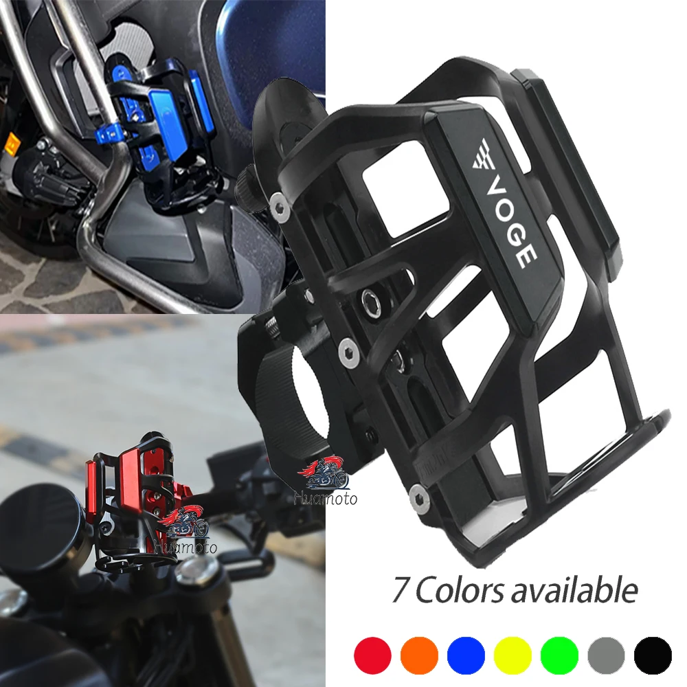 For LONCIN VOGE 500DS 500DSX 650DS 650DSX SR4MAX CNC Motorcycle Accessories Beverage Water Bottle Drink Cup Holder Bracket Mount