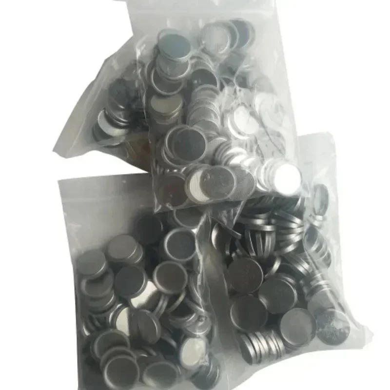 500 Set/Pack 316 Stainless Steel Coin Cell Case with Conical Spring and Spacer for CR2032 / CR2025 / CR2016