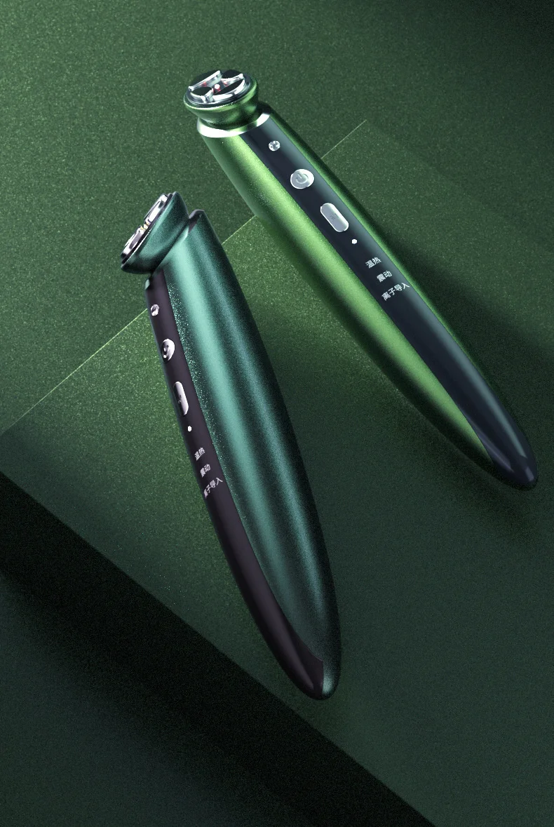 Przenośny masażer do oczu w kształcie długopisu, urządzenie do infuzji do twarzy, liftingujące i ujędrniające, do użytku domowego w spa, prezent dla kobiet na urodziny lub Boże Narodzenie.