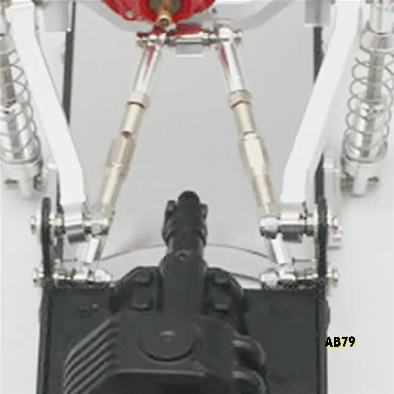 64X Metal Chassis Pull Rods Link Suspension Tie Rod For MN D90 D91 D96 D99 D99S MN90 MN99S 1/12,Silver