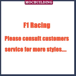 MOC Racing Model Building Block Assembly City Sports Car F1 Boy Collection Toys DIY Gifts