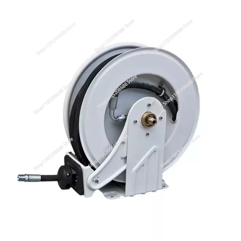 Heavy Duty Hose Reel Auto-Retractable Pressure Washer Reel 6 min 15 m Empty Roll High Pressure Car Washer Hose Storage Rack