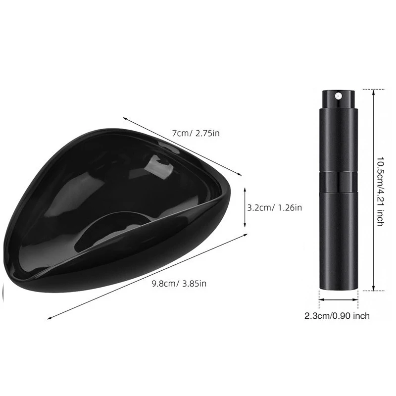 Ceramic Coffee Bean Dosing Cup Measuring Tray Kit Coffee Measuring Cup Coffee Beans Dosing Tray and Spoon Set  PTKFQJ01 view 3