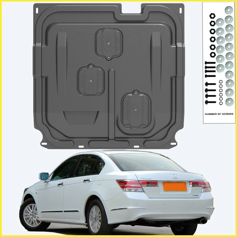 

Для Honda ACCORD 2008-2013 8gen Accord черный под защитной пластиной двигателя, брызговик, крышка грязевого крыла, защита от брызговика