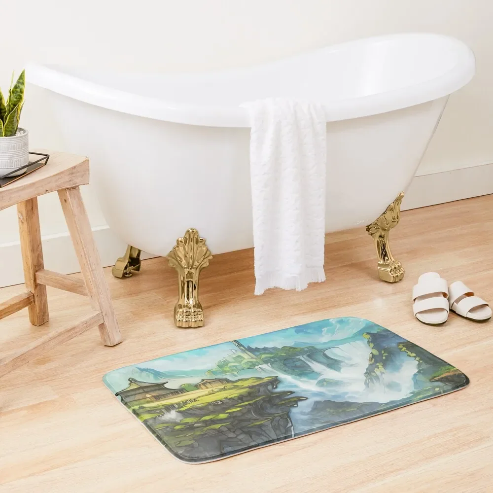 

Epic Waterfall Fantasy Bath Mat Floors Bathrooms Accessories Novelties Bathroom Rugs Mat