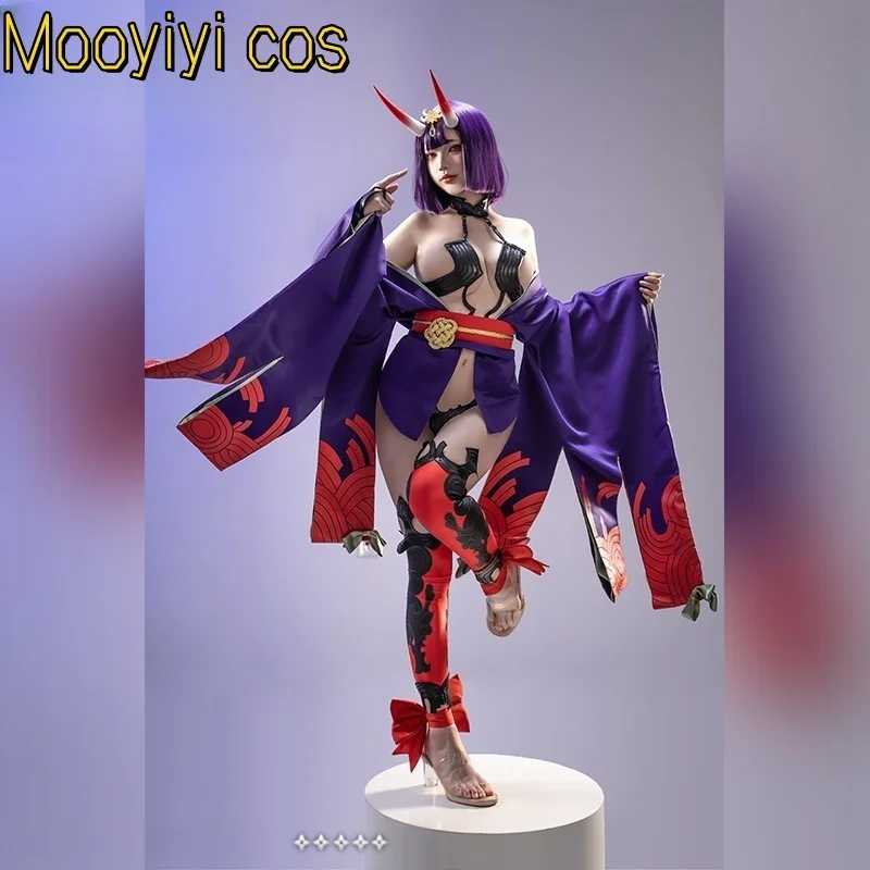 Recién Shuten Douji Cosplay juego disfraz de destino Halloween Navidad fiesta de juegos de rol Comic Fate incluyendo cubrepier disfraz Sexy