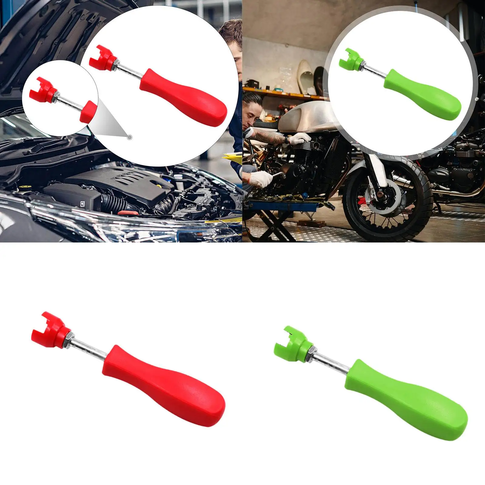 Car Drum Brake Spring Compressor Improved Tip Design Easy Maintenance Tool for Removing and Installing Brake Springs