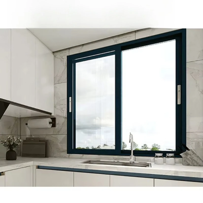 Latest Simple Design Aluminum Frame House Glass Windows With Aluminum Sliding Window Doors With Grill Design