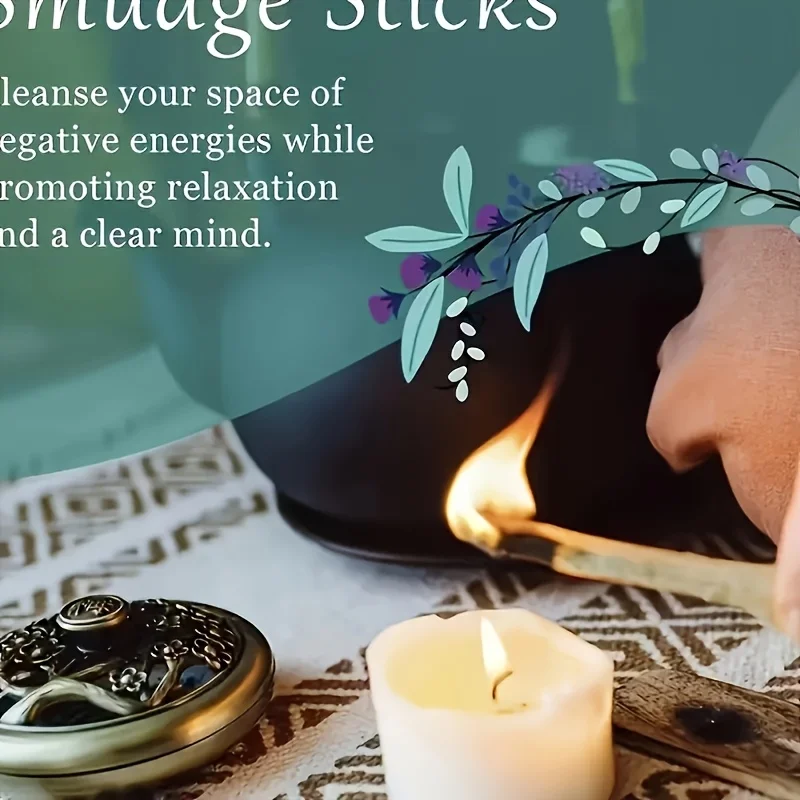 30G/50G/100G Natural Palo Santo Incense Sticks. High-Quality Sacred Wood Is Used for Meditation, as a Gift, for Cleaning the Home, and for Home Decoration Home Decoration Chakras