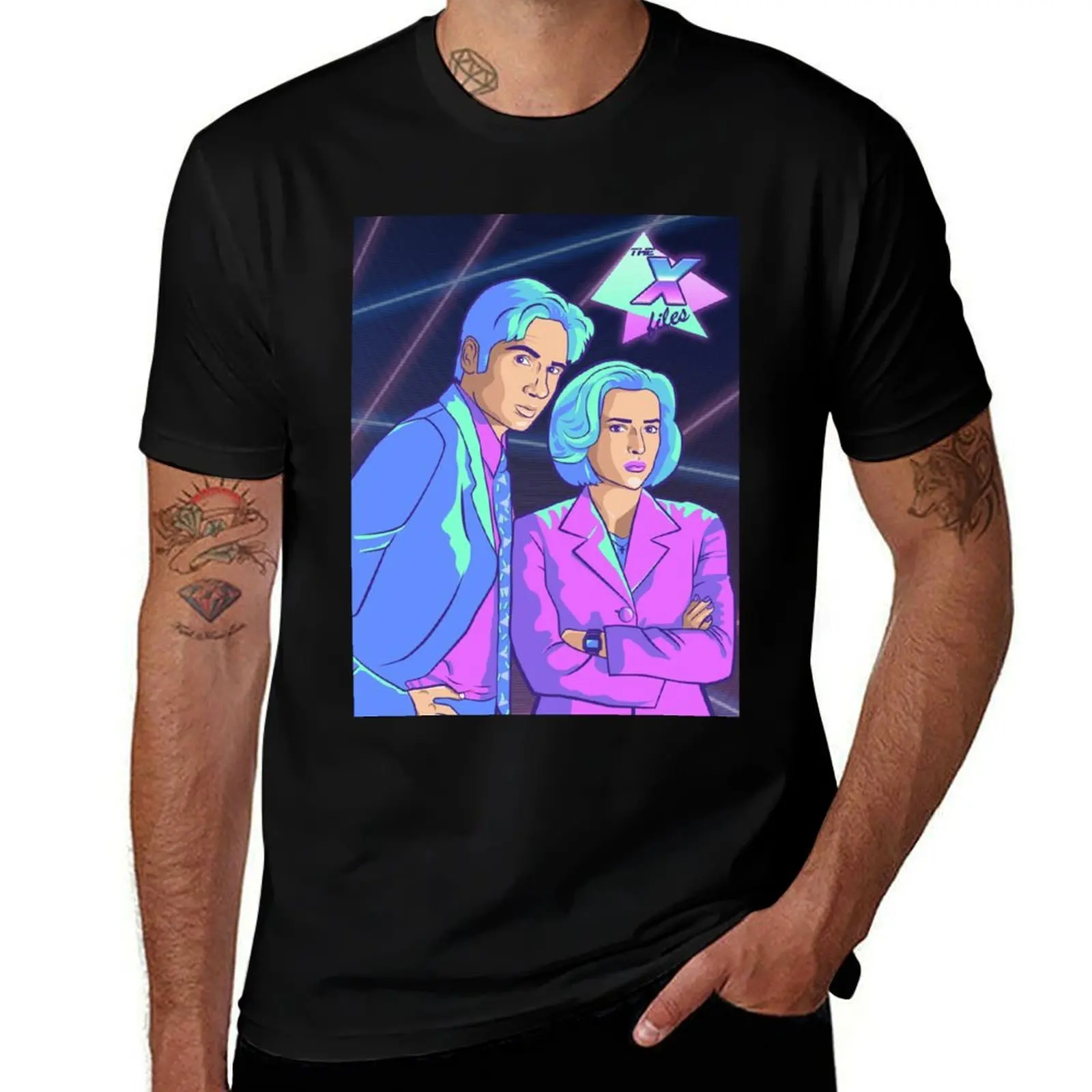 X-Files 80s Style T-Shirt Sporty Casual Quick Dry T-Shirt