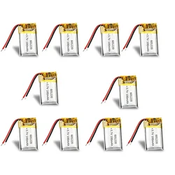 10 sztuk Banggood 3.7V 100mAh 601220 061220 Lipo-polimerowe akumulatory litowo-jonowe pasują do 601221 061221 modelu baterii