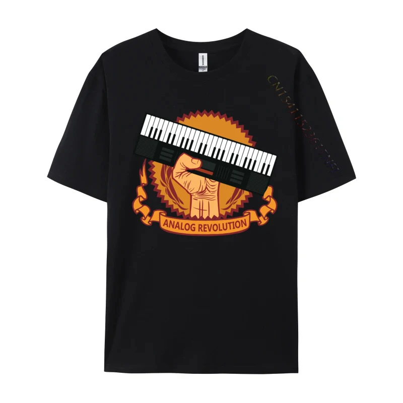 

Retro Synthesizer Music Analog Revolution Sync Techno Gift T-shirts for Men Design T Shirt Slim Fit Fitness Tight Tee Shirts