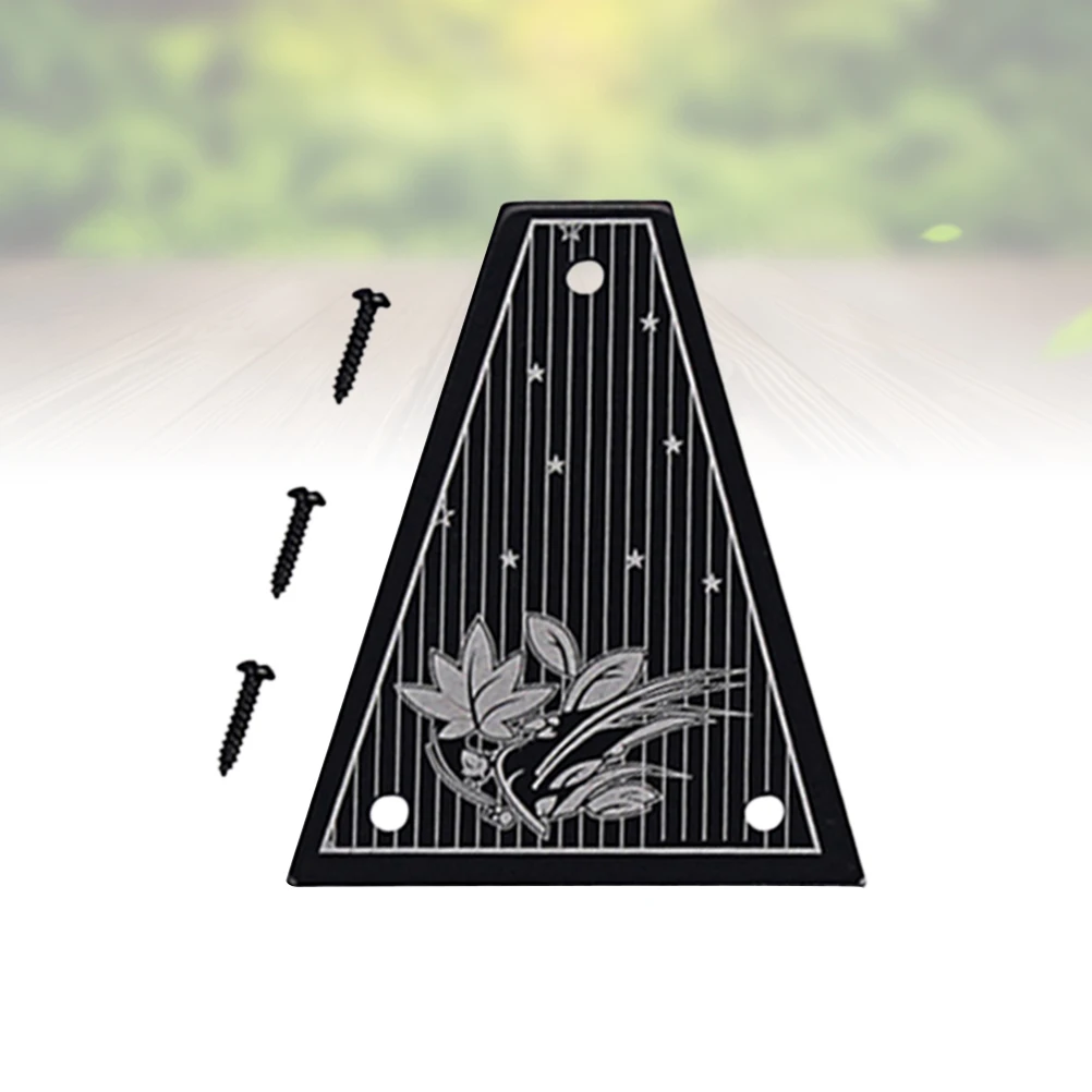 

Black Flower Triangle Iron S-01 Reliable Guitar Adjustment Cover Patented Dual Resonance Guitar Cover