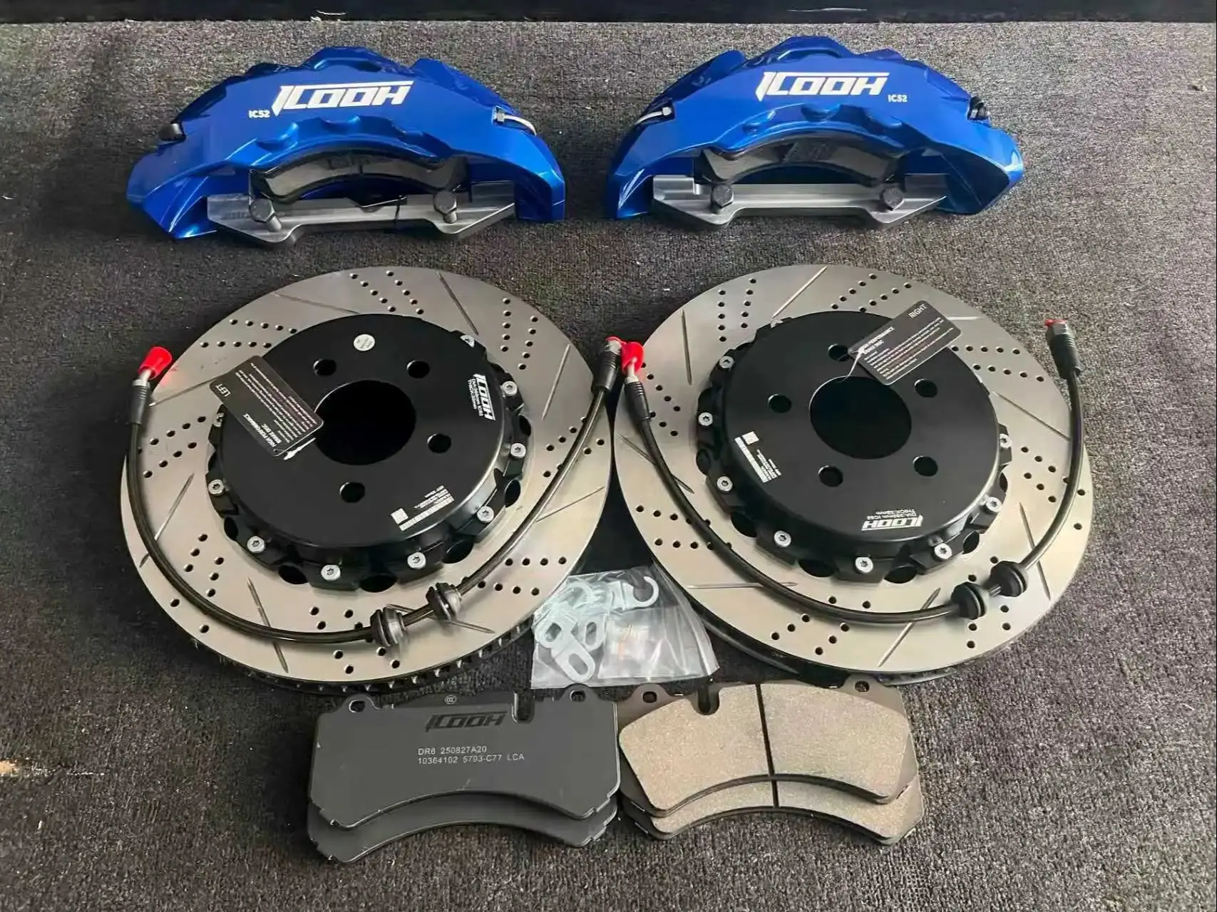 

IC5 6 Piston Calipers with Car Brake Discs Custom for 2013 BMW 5 Series Touring (F11)