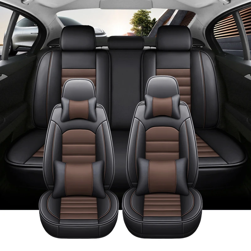 Coverado Car Seat Covers Leather Full Set for Alfa Romeo Giulietta Mitsubishi
