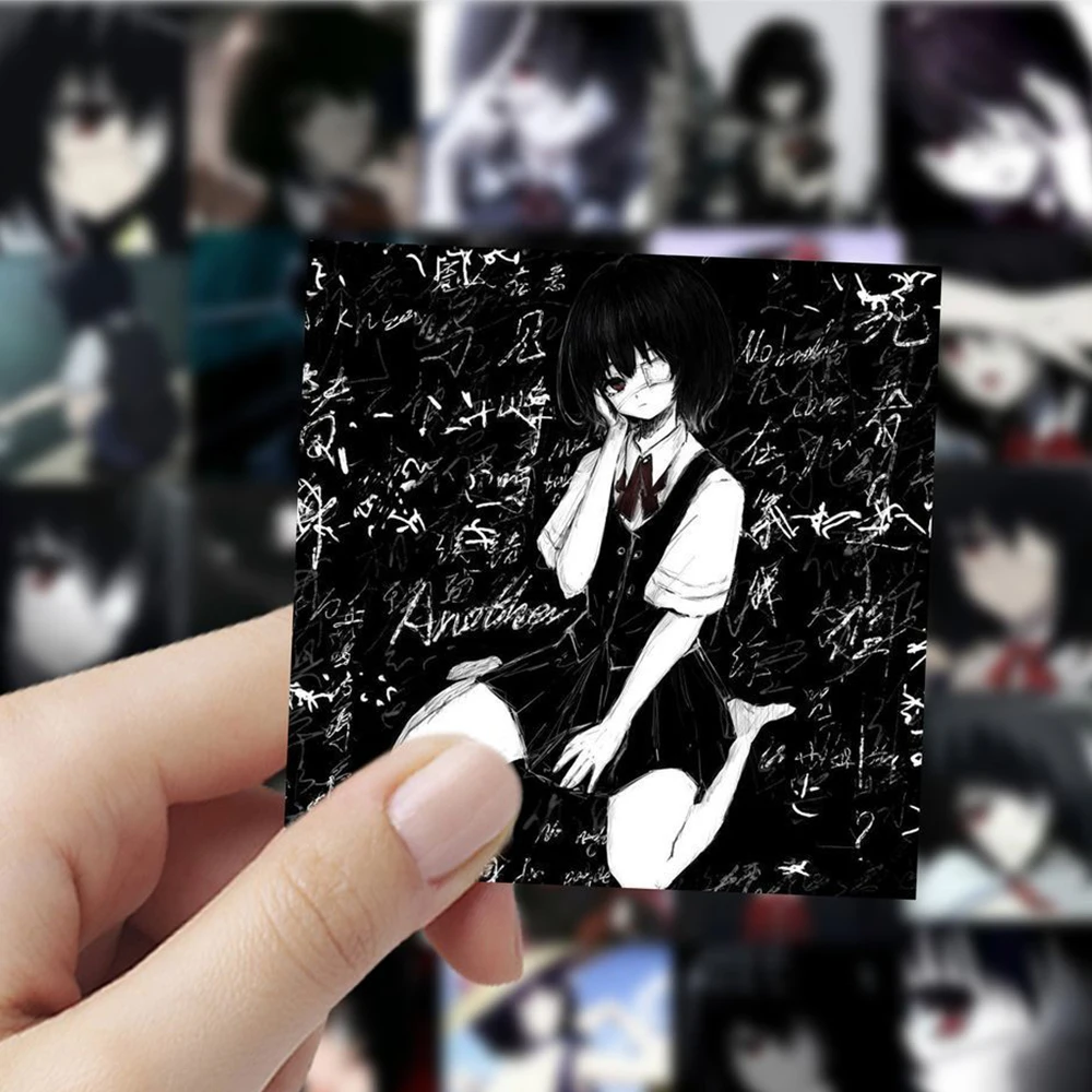 10/30/59 قطعة الفتيات ميساكي مي ملصقات الكرتون آخر أنيمي ملصق محمول سكيت حقيبة الهاتف الأمتعة الديكور مائي