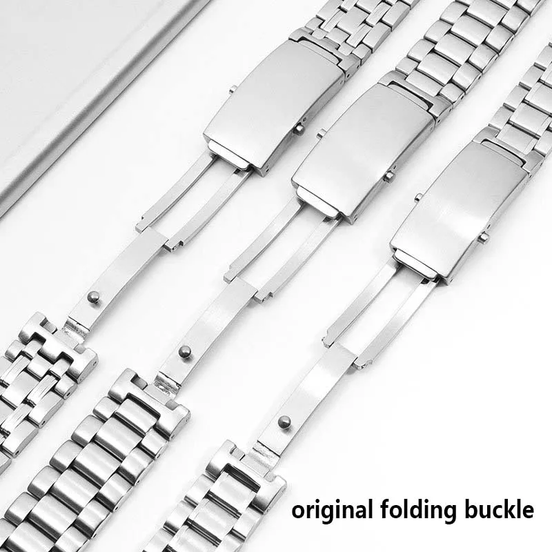 High qualit Stainless steel watchband  for Omega Seamaster 300 007 watches straps 18mm 20mm 22mm silver solid metal bracelet