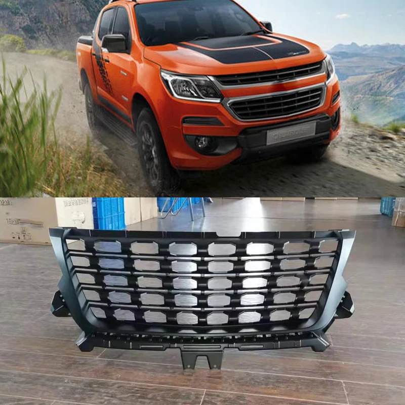 Pickup Car Racing Grille Front Bumper Mask Cover Radiator Grill Grills For Chevrolet Colorado 2016 2017 2018 2019 2020