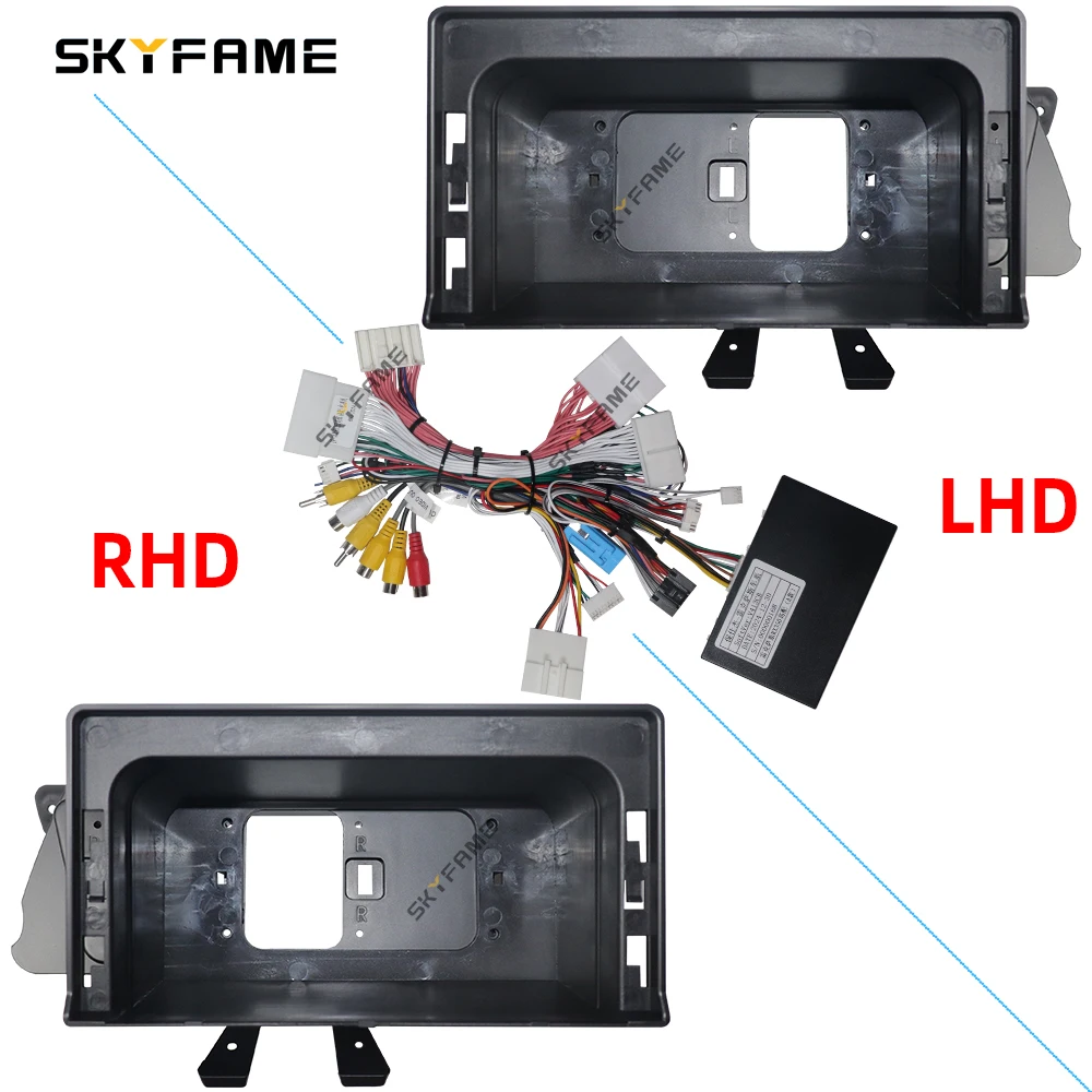 

SKYFAME 12,3-дюймовый автомобильный рамочный адаптер Canbus Box Android Радиоприборная панель Комплект для Lexus RX RX270 RX350 RX450H AL10
