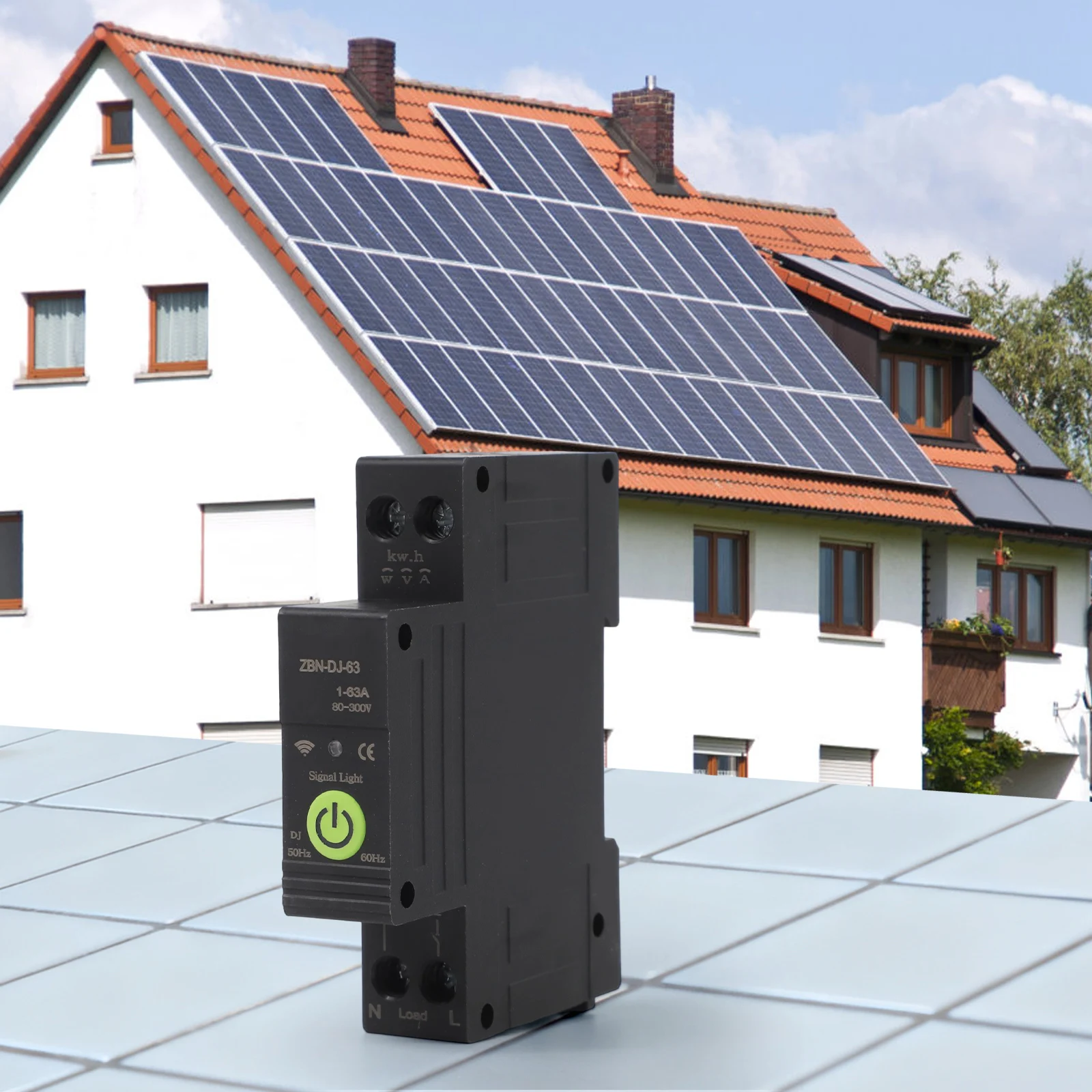 For ZigBee Intelligent Power Metering Circuit Breaker for TUYA with Remote Control and Prepaid Energy Tracking
