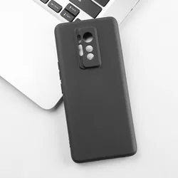 Black Soft Silicone Funda Tecno Phantom X Case 8GB 256GB 6.7 Inch Soft TPU Good Quality Coque For Tecno Phantom X Phone Cover