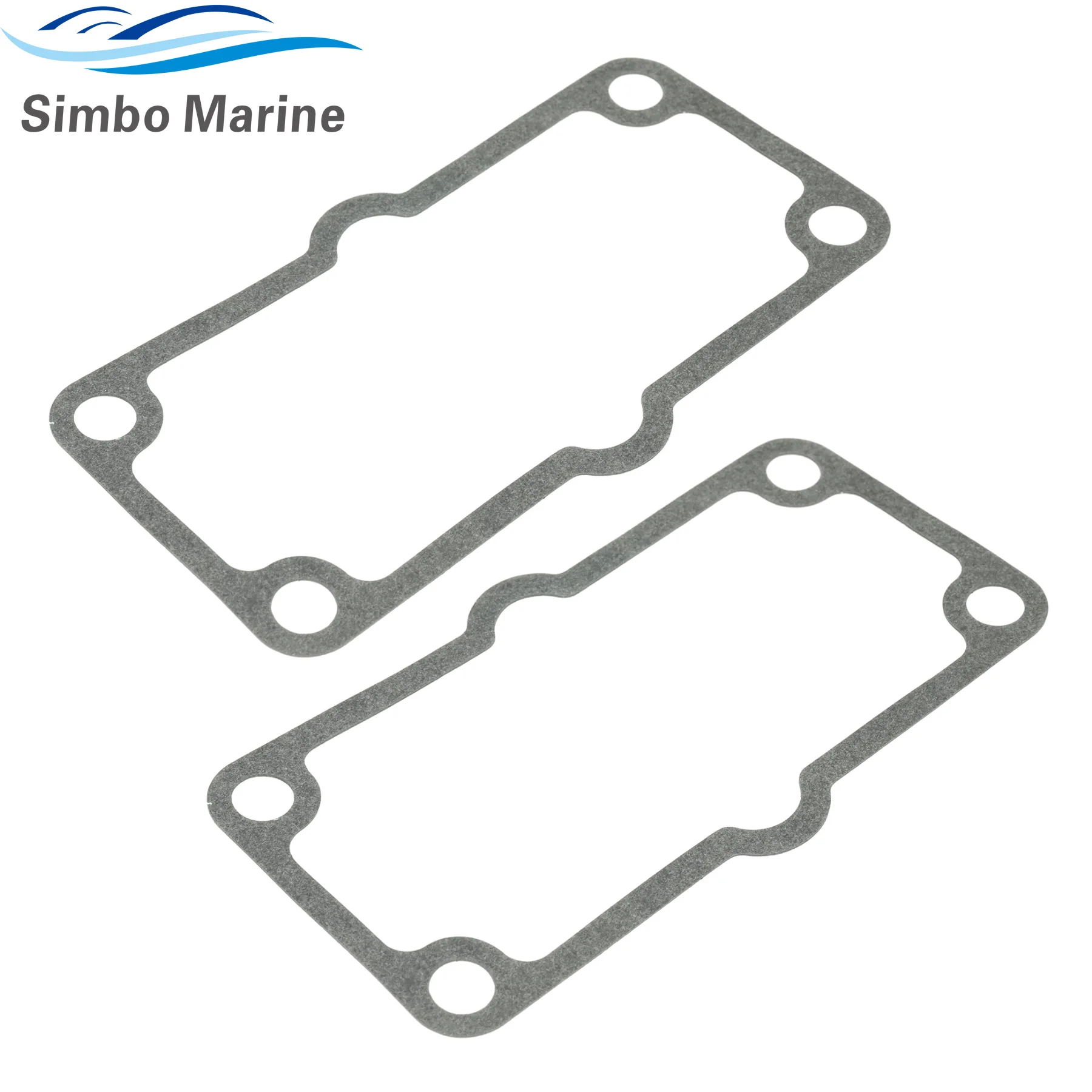 2 Sets 27-825815 Adaptor Plate Gasket Compatible with Mercury Mariner 1995-2005 3.0L EFI DFI 200 To 300 HP