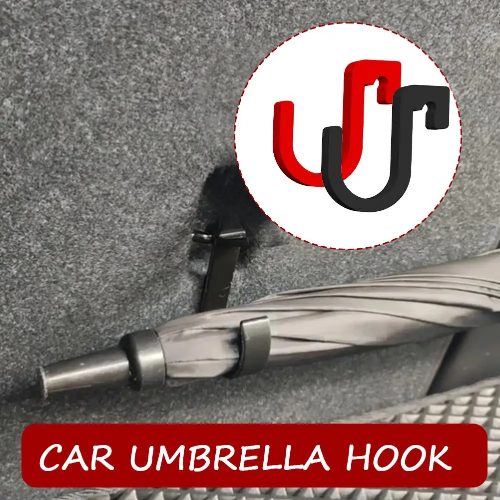 Auto Regenschirm Halter Auto Stamm Haken Regenschirm Halterung Anlage Handtuch Haken Auto Zubehör Universal Interne Lagerung Organizer Halter