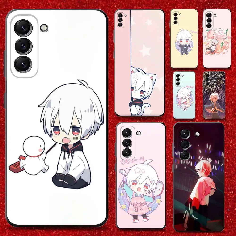 

Anime mafumafu Phone Case For Samsung Galaxy A13,A21s,A22,A31,A32,A52,A53,A71,A80,Soft Black Shell