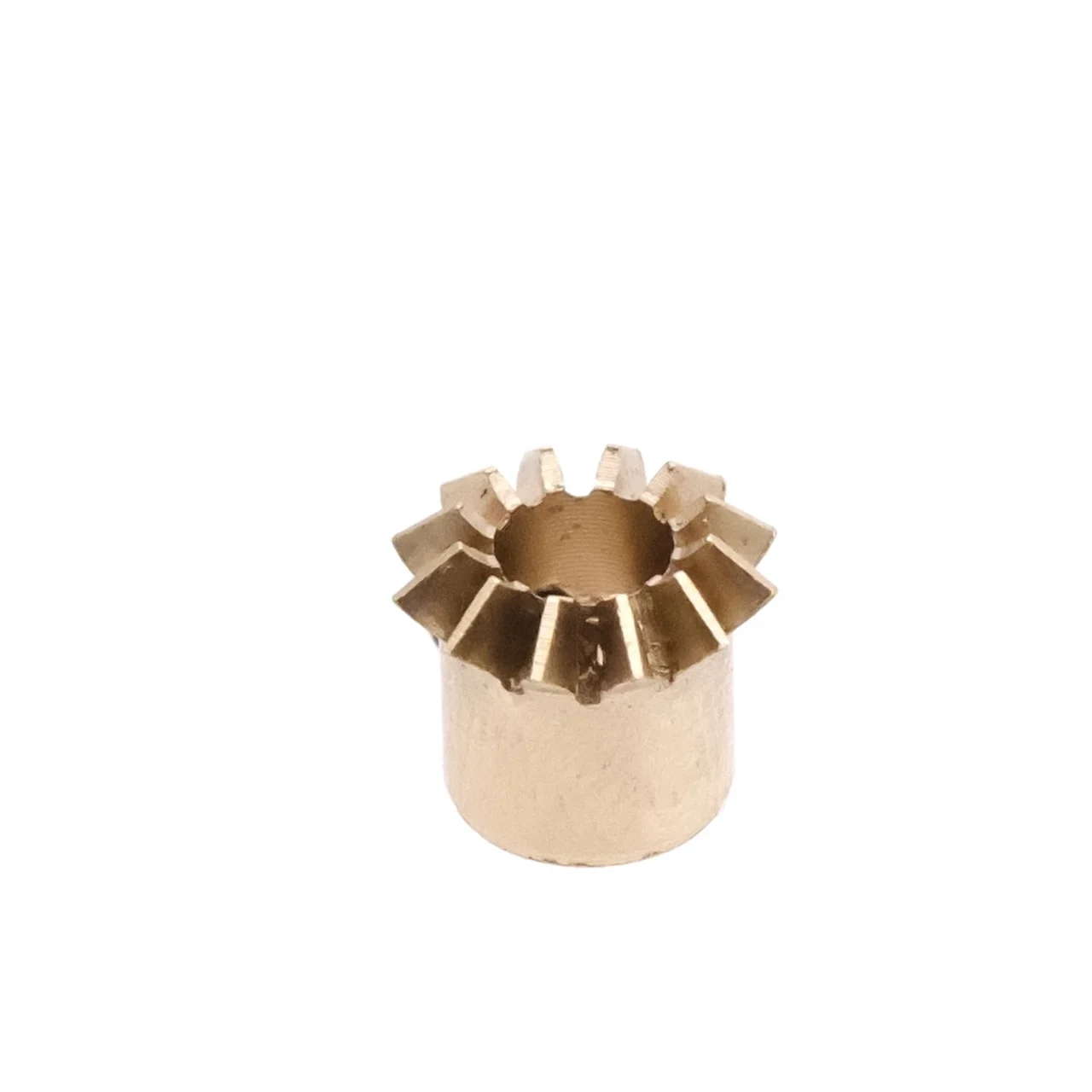 1:1 Precision 0.5M 12T 2/3mm Brass Bevel Gear Metal Step Gear Right Angle Drive DIY Model
