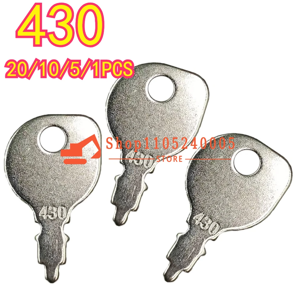 20/10/5/1PCS New 430 Ignition KeyS for Snowblower Lawn Mower Tractor Tiller Zero-Turn