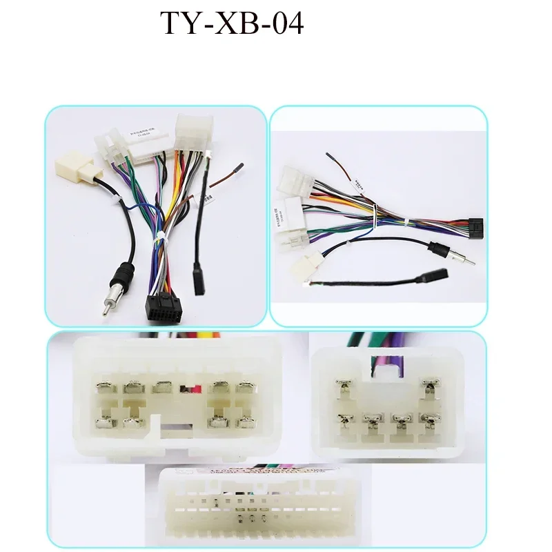 Car Radio Cable Stereo Wiring Harness Cable Adapter Android 16pin FOR TOYOTA CAMRY/LAND CRUISER/TOYOTA RAV4/TOYOTA PRADO