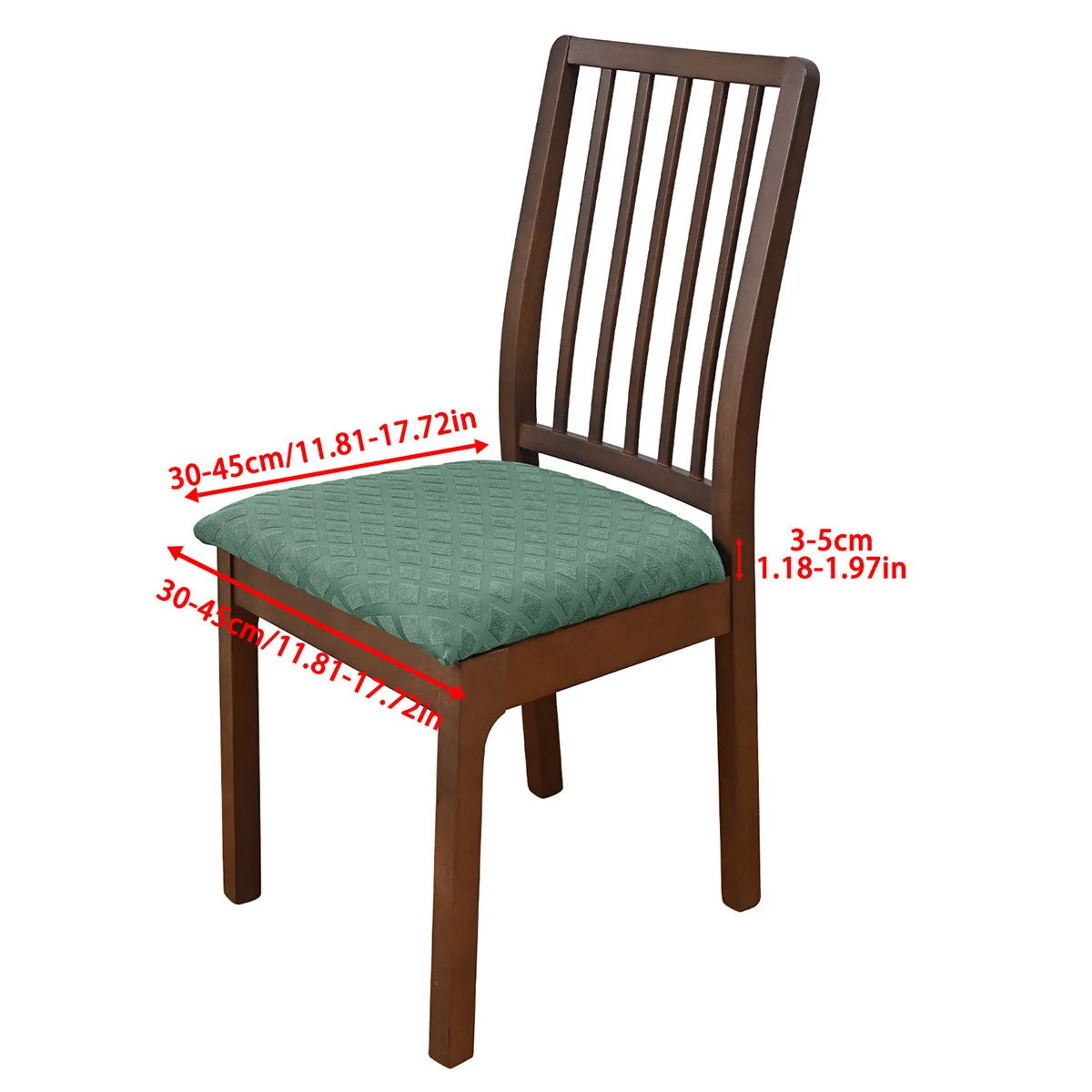 1PC Chair Seat Cover Dining Room Chair Covers Removable Washable Elastic Cushion Covers for Upholstered Dining Chair