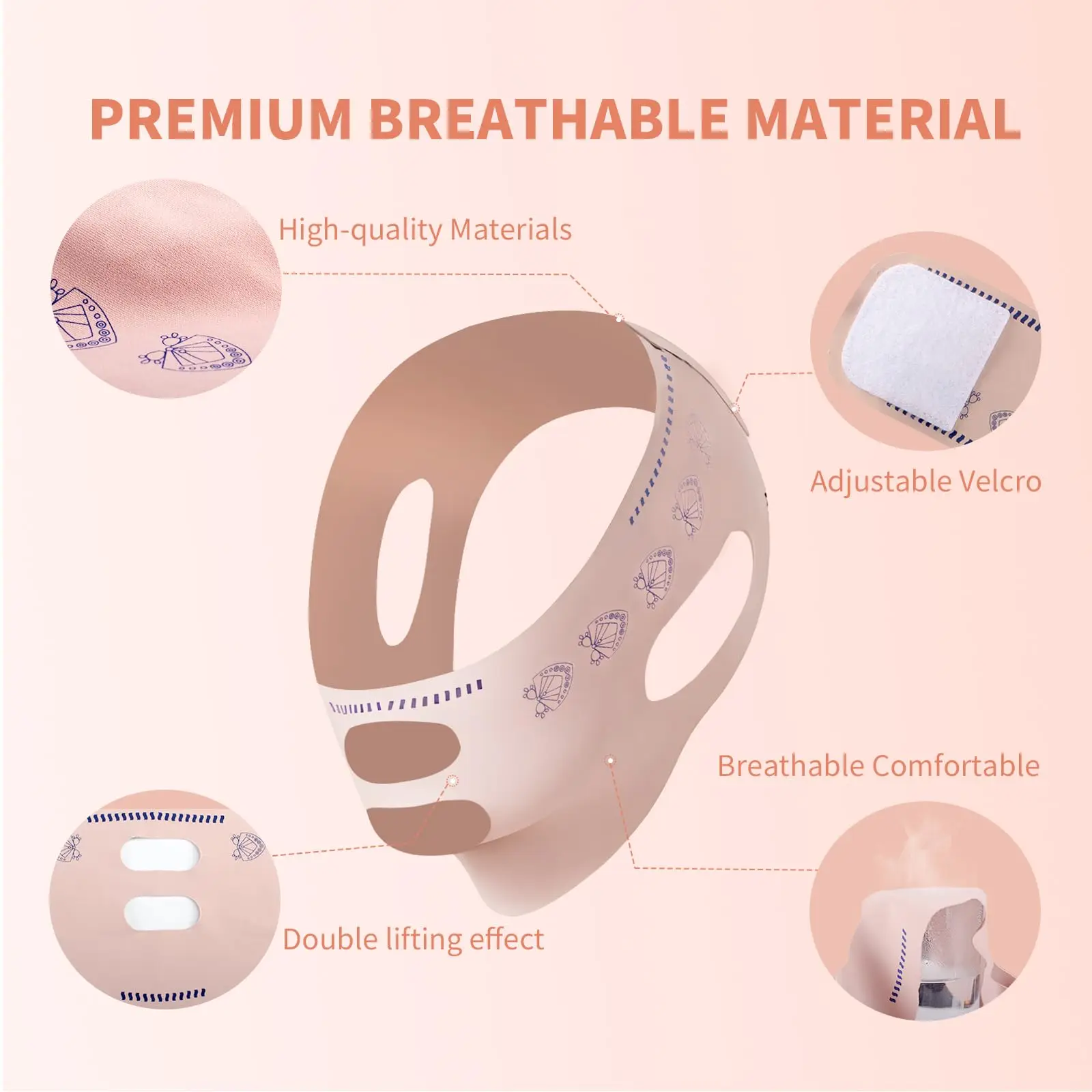 Face Slimming Bandage Women Face Lifting V Line Shaper Chin Cheek Lift Up Belt Anti Wrinkle Strap Facial Beauty Skin Care Tools