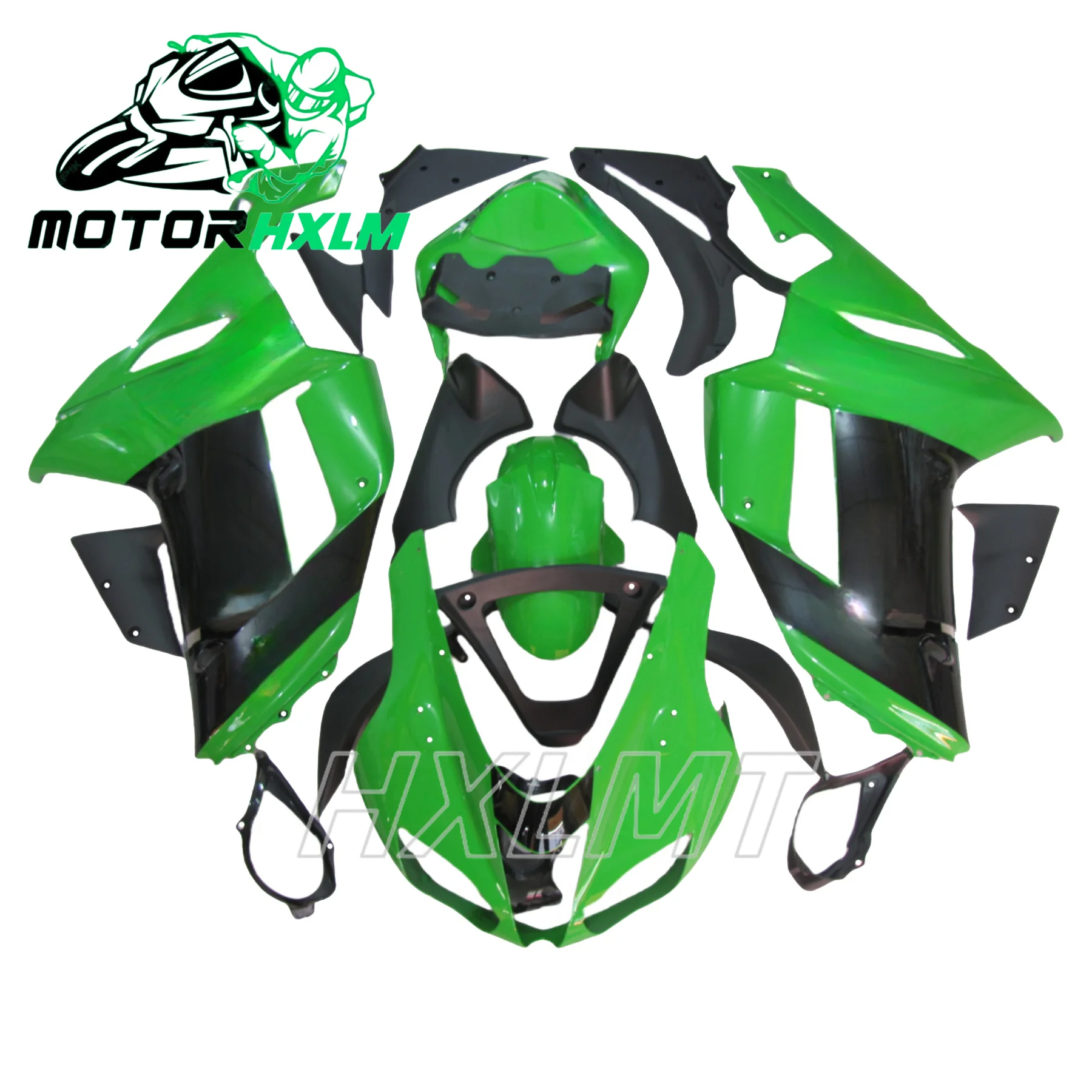 

Bodywork Fairing Kit Assembly for Kawasaki ZX6R 636 2007-2008 Injection Molded ABS