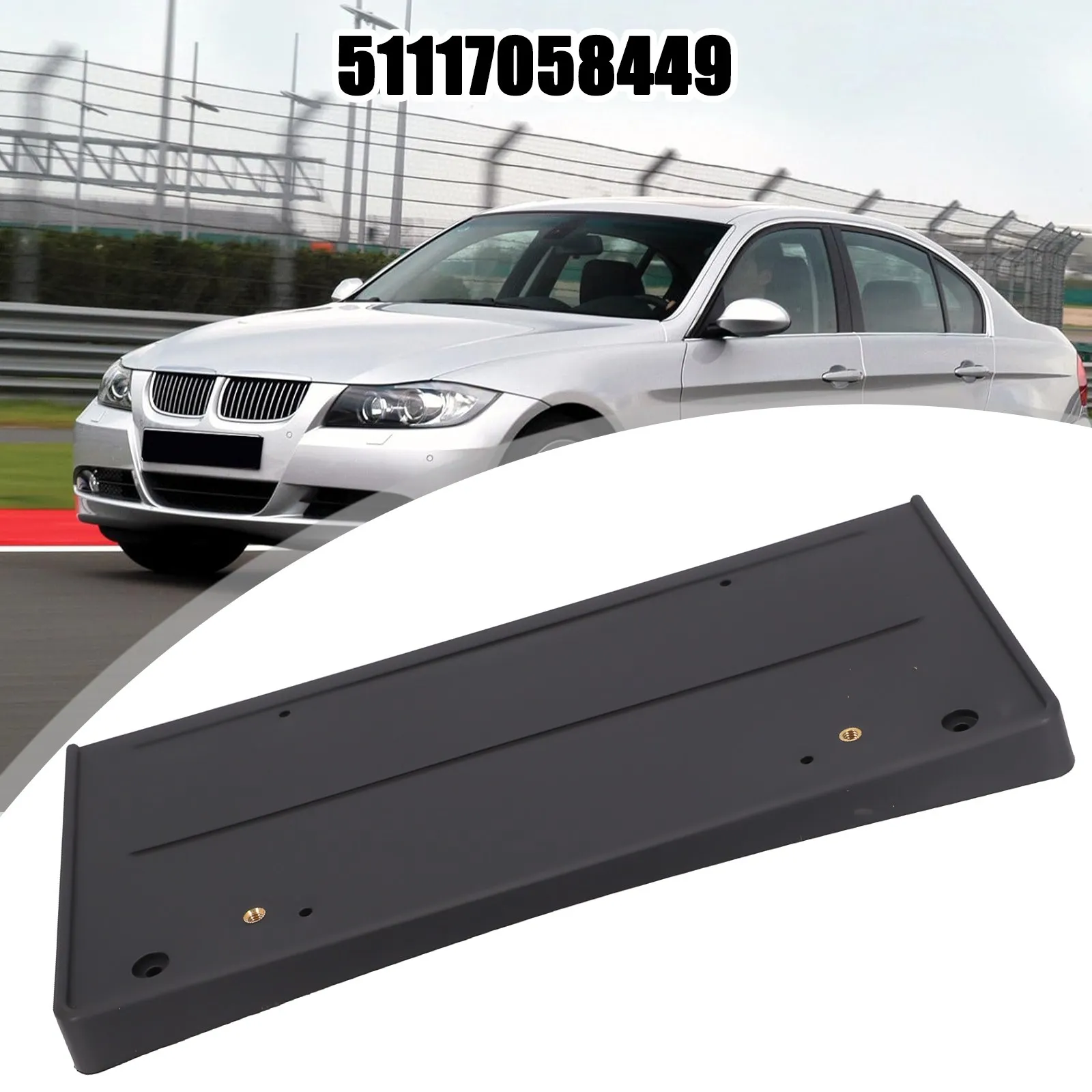 License Plate Bracket for BMW 3SERIES 0608 Sedan Wagon Easy and Play Installation ABS Material  License Plate