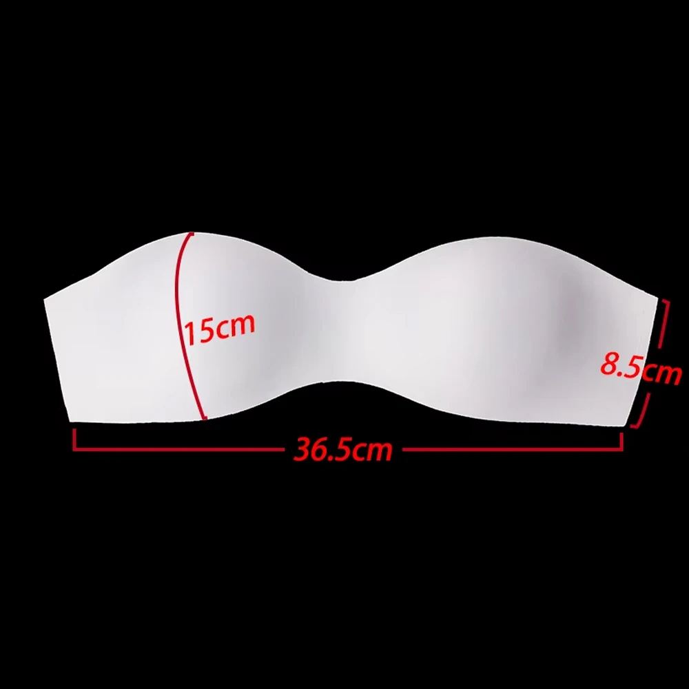 1piece Off White Bra Cup Chest Pads Sewing In Bra Cups Soft Foam For Bikini Padding Insert Bridal Bra Pads Accessorries WB115