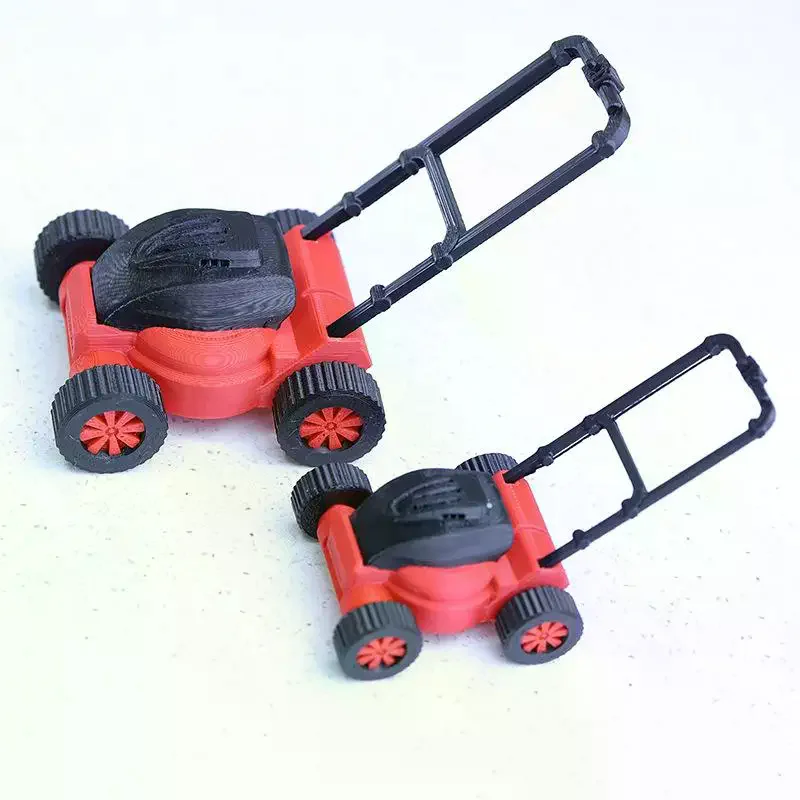 1 pezzo Accessori per mobili in miniatura 1:12 1:18 Casa delle bambole Rasaerba Modello di simulazione Strumento di riparazione del giocattolo del tosaerba da giardino per bambini