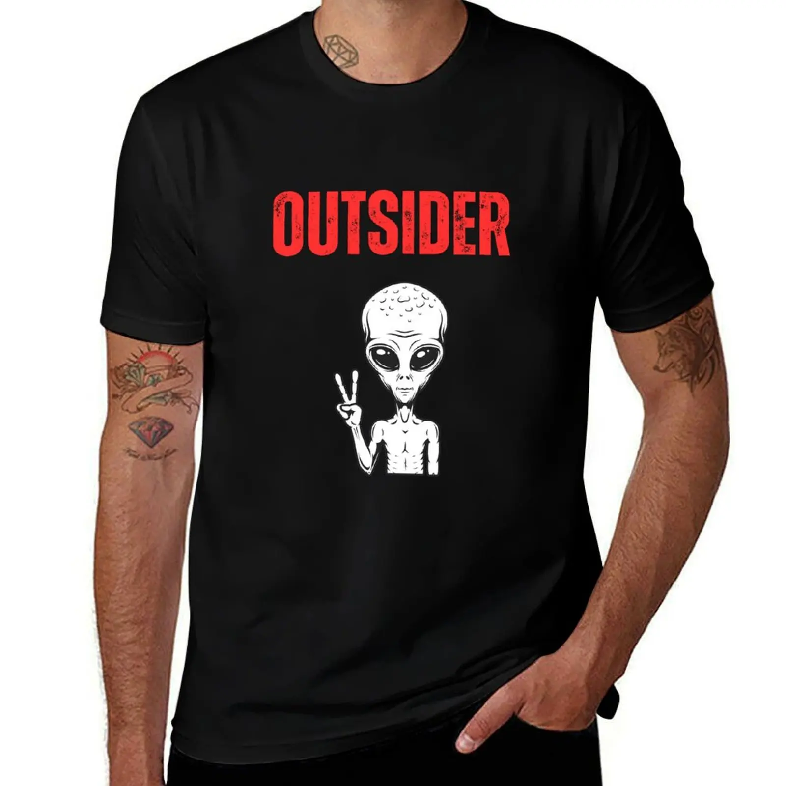 

Outsider T-Shirt Basic Regular Fit Casual T-Shirt