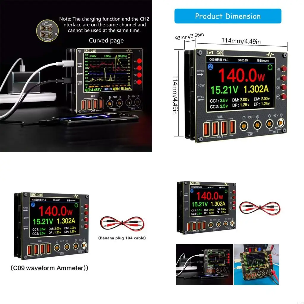 

K3NB Professional Multimeter Advanced 3 Display System Rapid Dynamic Measurement Electrical Tester