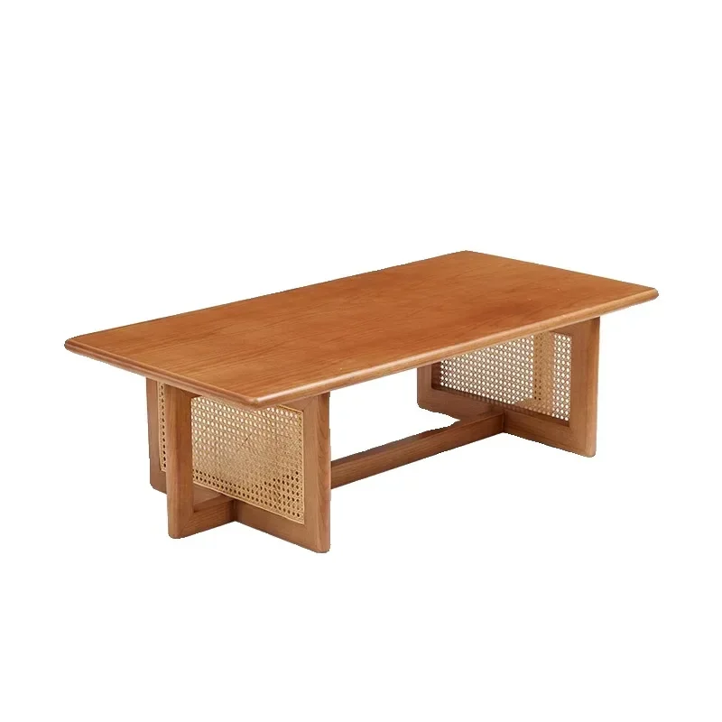 Tatami table and chair combination new Chinese zen tea table balcony low tea table chair
