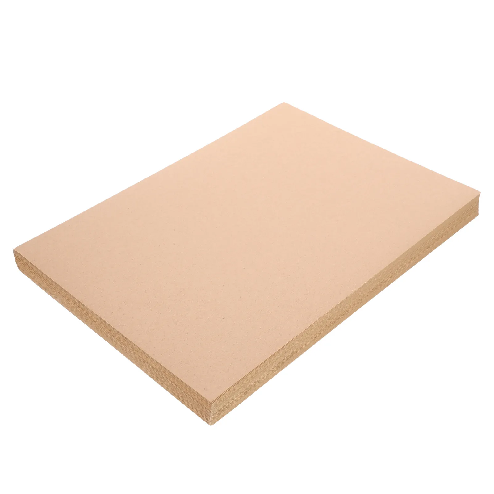 

100 Sheets A4 Blank Printable Adhesive Labels Brown Kraft Paper for Office School Warehouse Labeling Mailing Storage File Folder