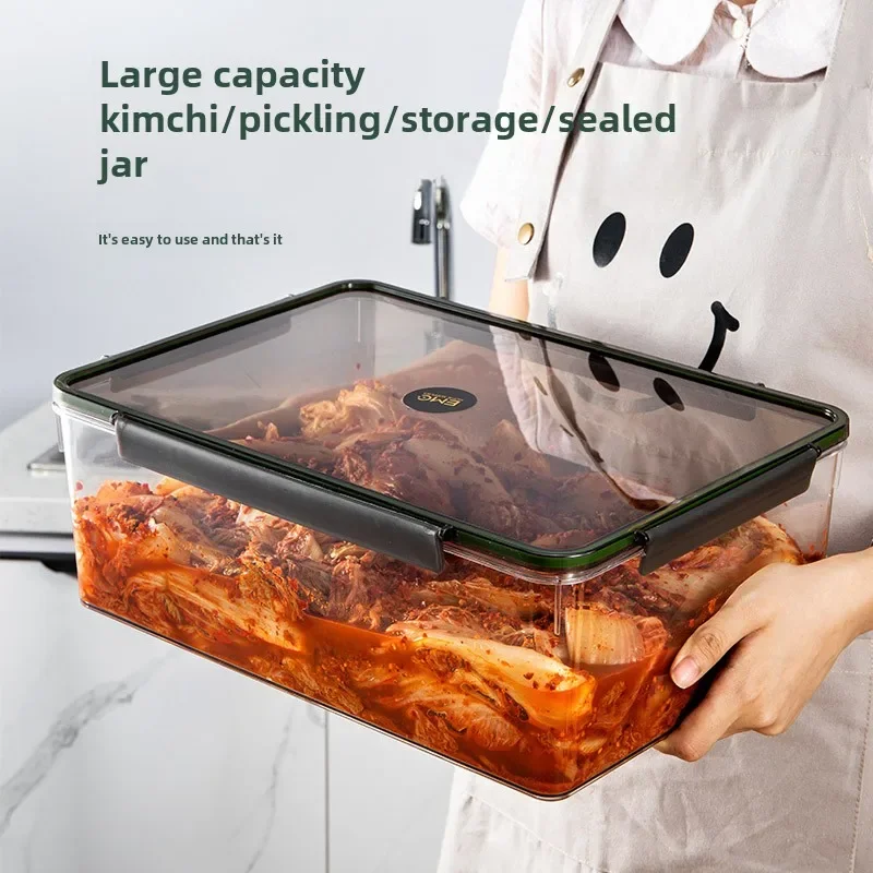 Large Capacity Kimchi Jar Kimchi Sealed Box Refrigerator Pickle Special Container