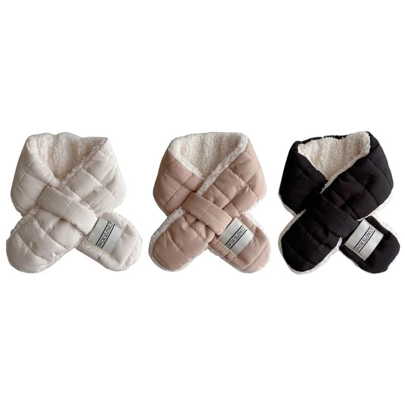 

N80C Soft & Cozy Shoulder Scarf Lovely & Functional Scarf Unisex Lambwool Scarf for Boys & Girls Great for Chilly Days