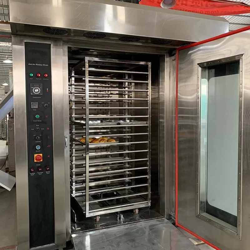 12 16 32 Ttrays Diesel Baking Automatic Italian Bread Bakery Machine FL Customized